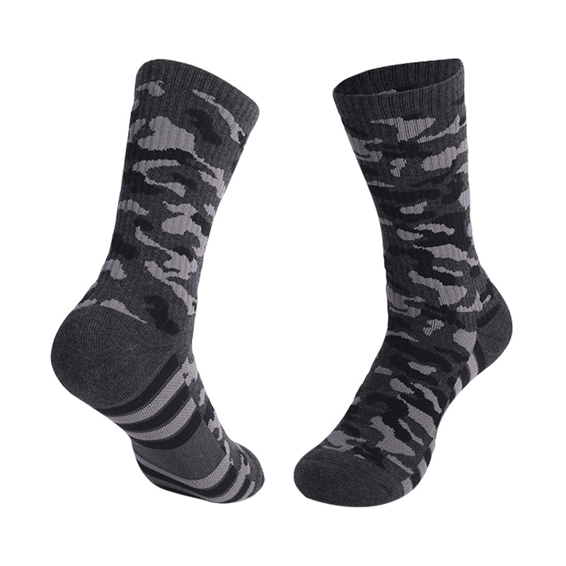 Volleyball Camouflage Thick Non-slip Socks Young Students Training Sports Socks Compression Scoks Golf Ankle Compression Socks